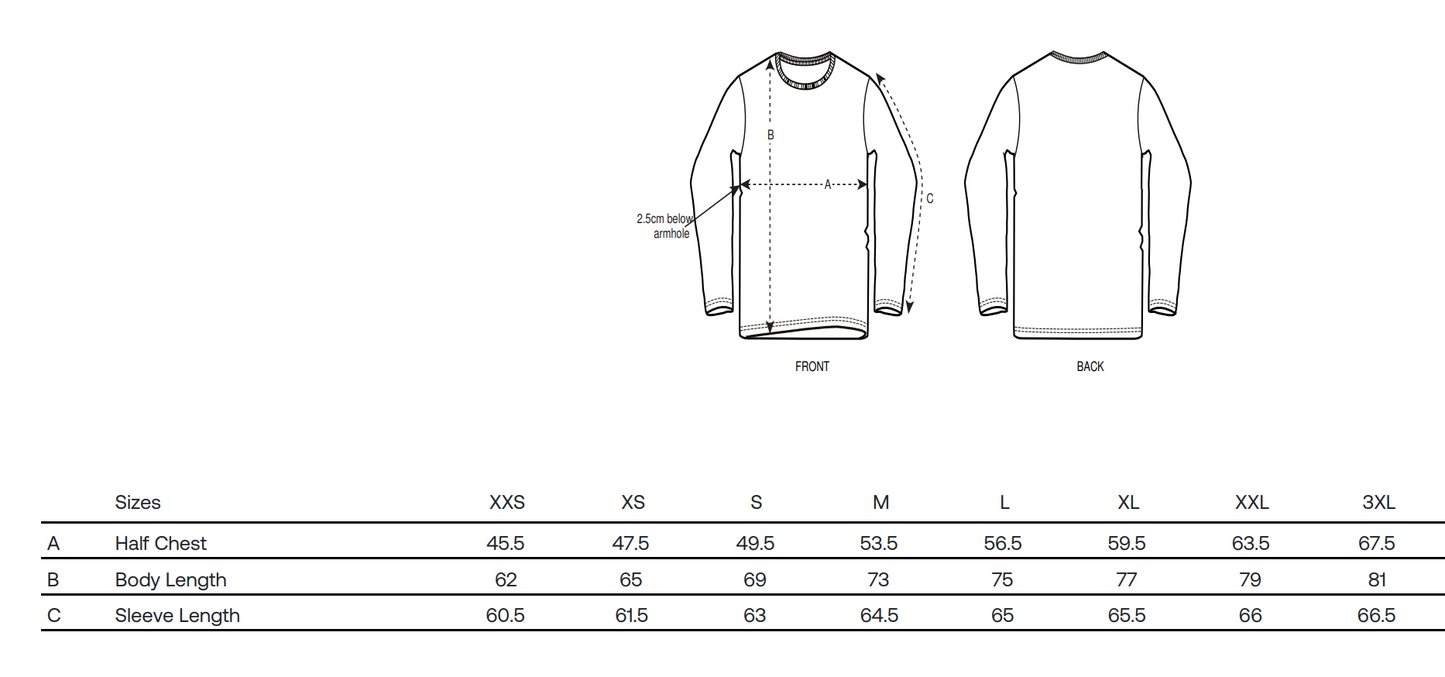 Langarmshirt gerade