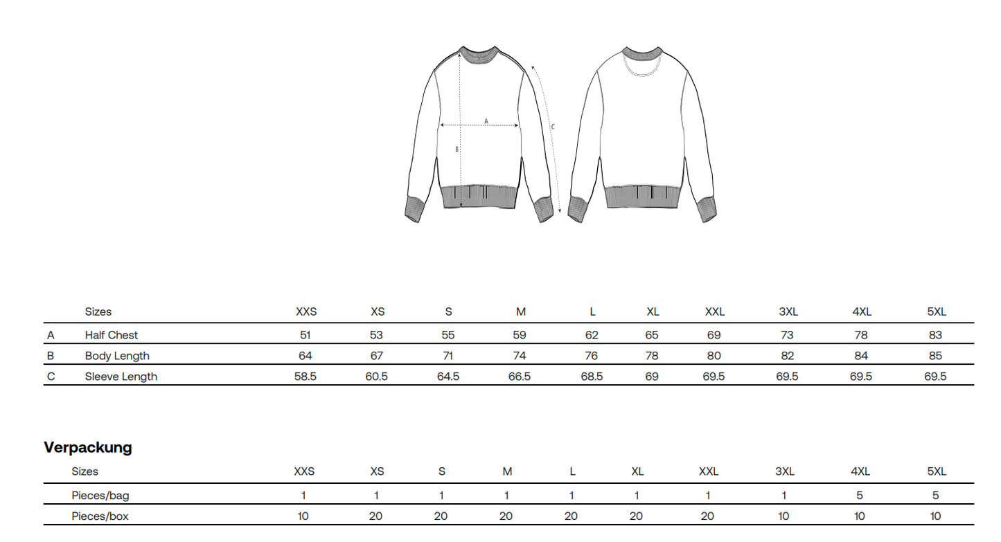Sweatshirt gerade